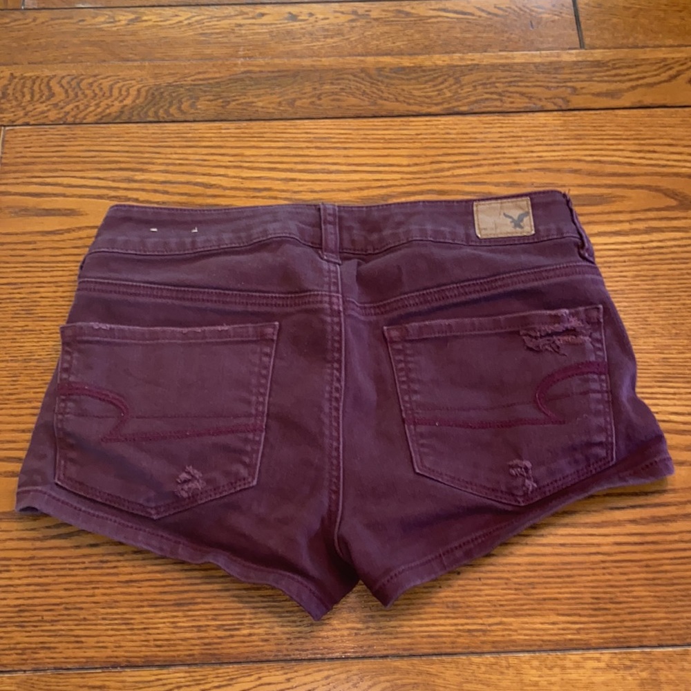 American Eagle maroon shorts - Picture 4 of 6
